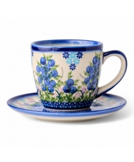 Sonia cup + plate "blue...