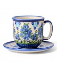Viking cup + plate "blue...