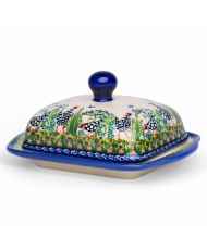 Butterdish W. "guinea hen"...