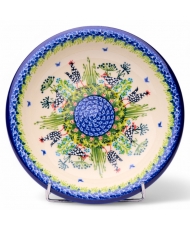 Deep dinner plate "guinea...