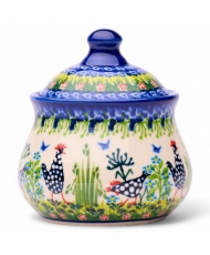 Iza sugarbowl "guinea hen"...