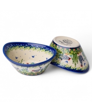 Bowl WM "guinea hen" 0487