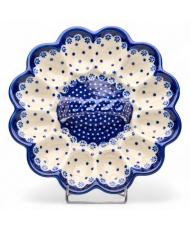 Talerz na jajka z rączką...