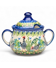 Iza sugarbowl w. handles...